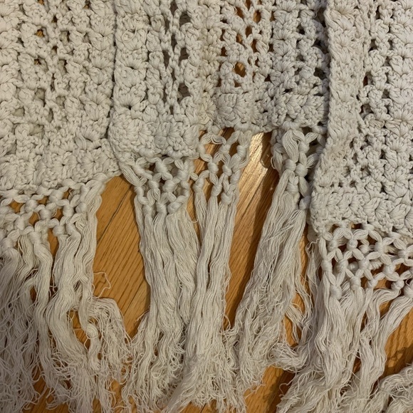 Free people Boho  crochet knit maxi vest - Picture 6 of 11